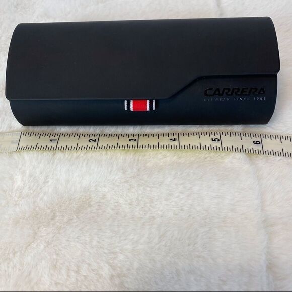 Carrera Black Flip Top Eye Glass Case - Picture 6 of 7